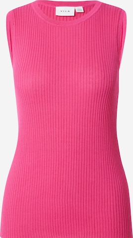 VILA Knitted top 'ISLA' in Pink: front