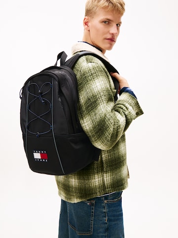 Tommy Jeans - Mochila 'ARCHIVE' en negro