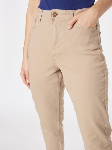 PIECES Slimfit Jeans 'KESIA' in Beige