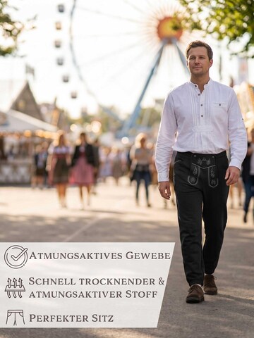 Steigenhöfer Regular Traditional Pants 'Marius' in Black