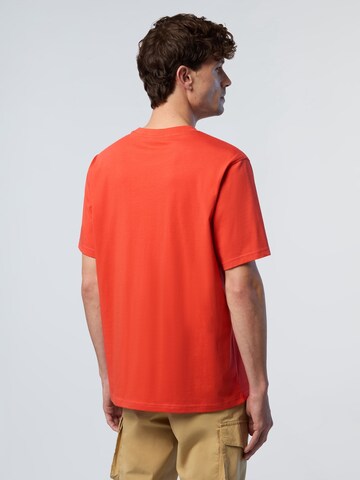 T-Shirt North Sails en rouge