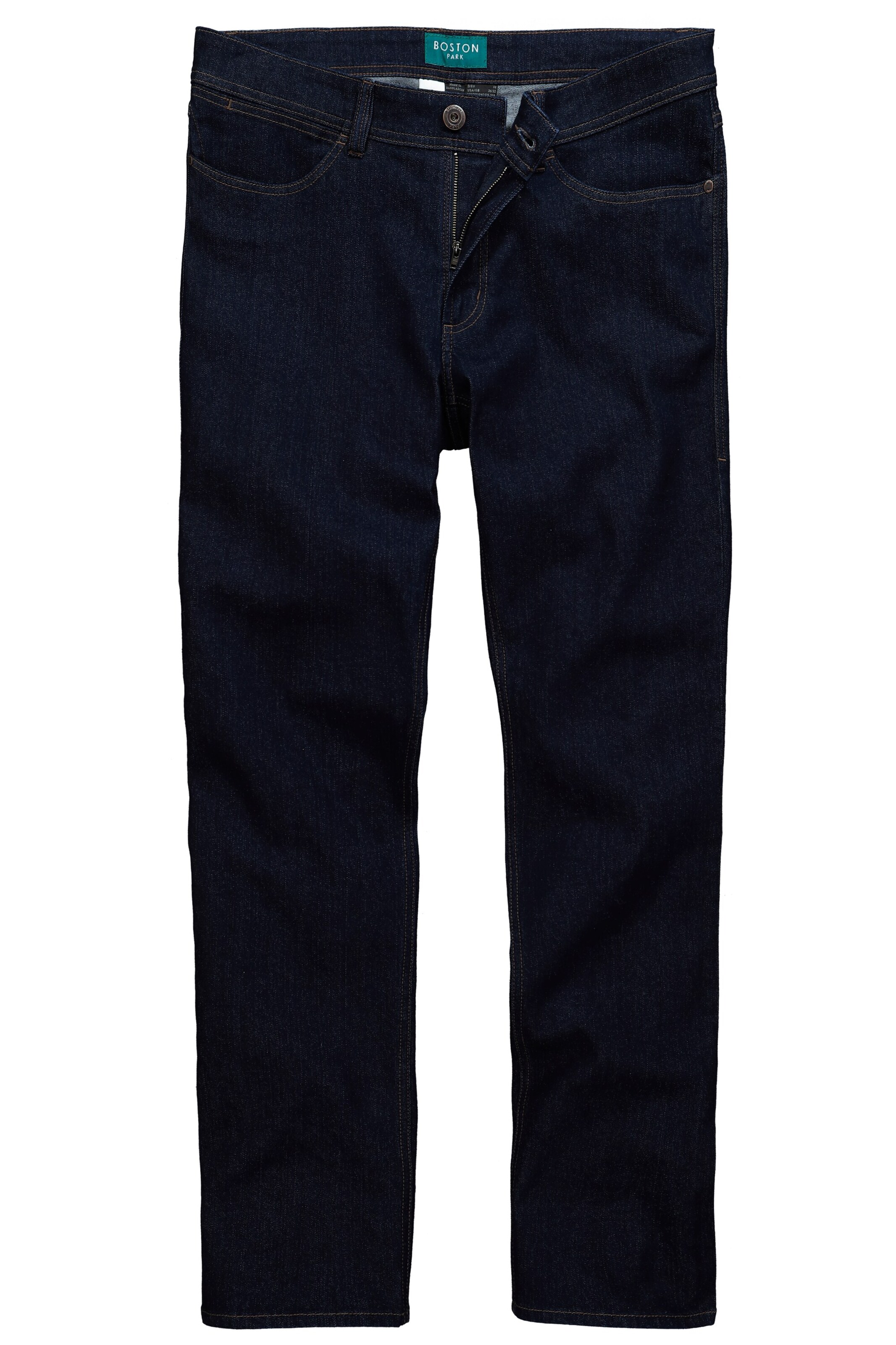 Boston Park Regular Jeans in Blauw: voorkant