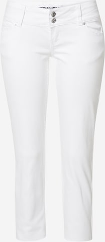 NEON & NYLON - Slimfit Vaquero 'GINA' en blanco: frente