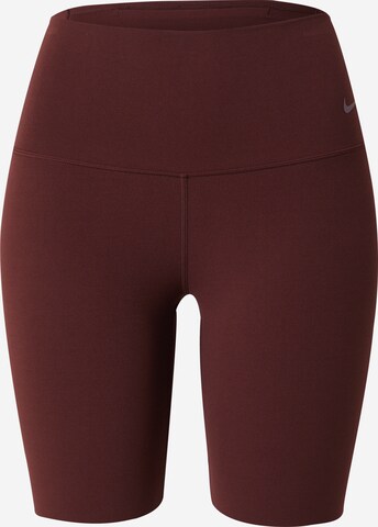 Skinny Pantalon de sport 'ZENVY' NIKE en rouge : devant