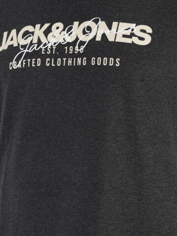 Jack & Jones Plus Μπλουζάκι 'JJALVIS' σε μαύρο