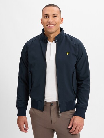 Lyle & Scott Jacke 'Harrington' in Blau: Vorderseite