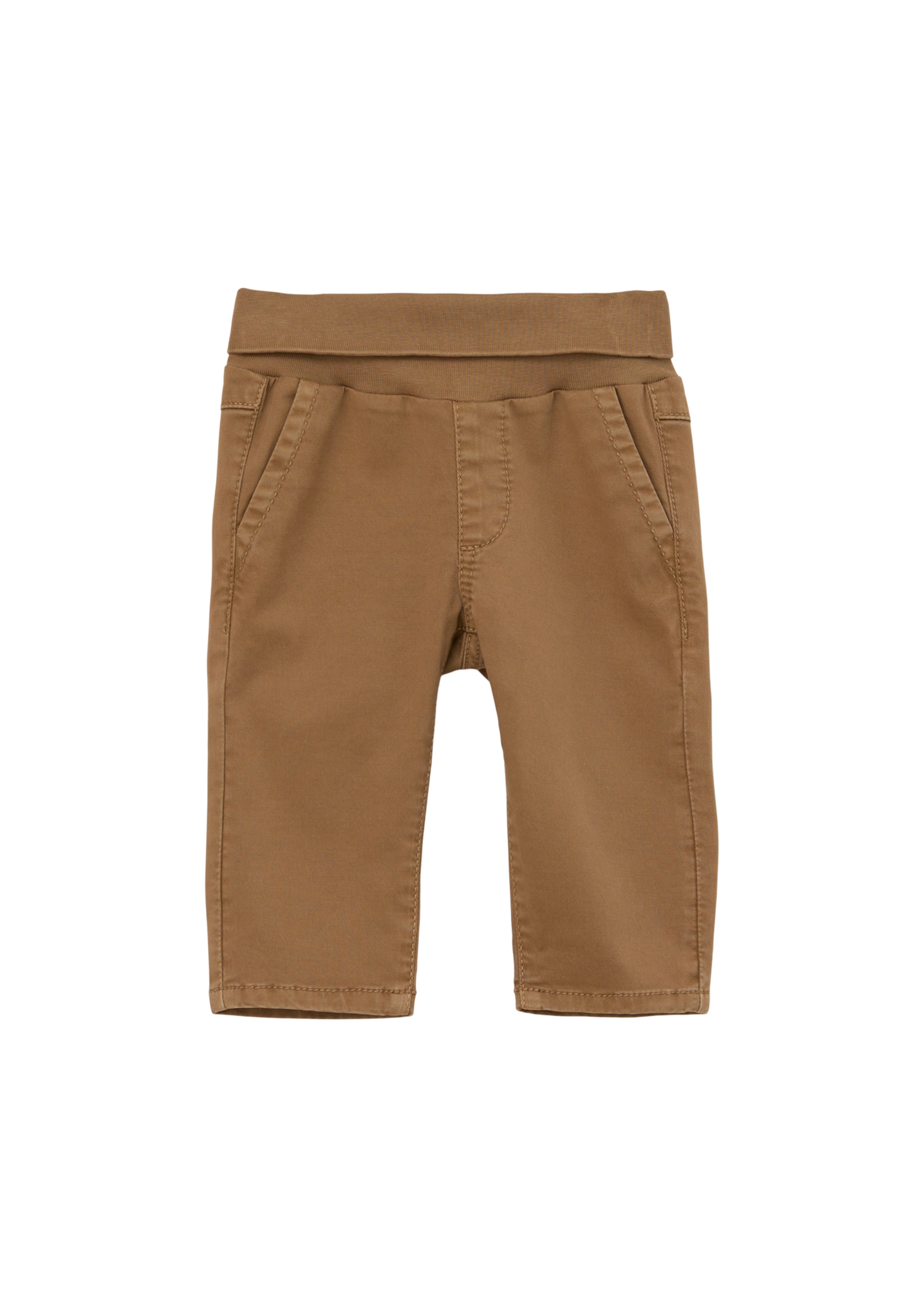 s.Oliver Regular Trousers in Brown: front