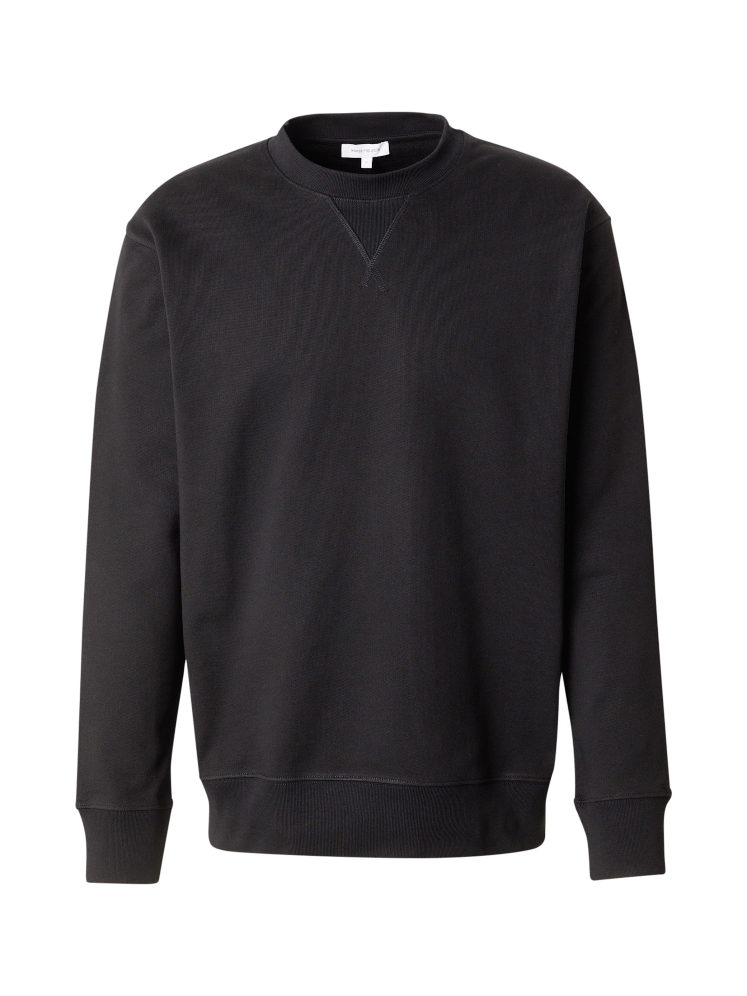 NORSE PROJECTS Αθλητική μπλούζα φούτερ σε μαύρο: μπροστά