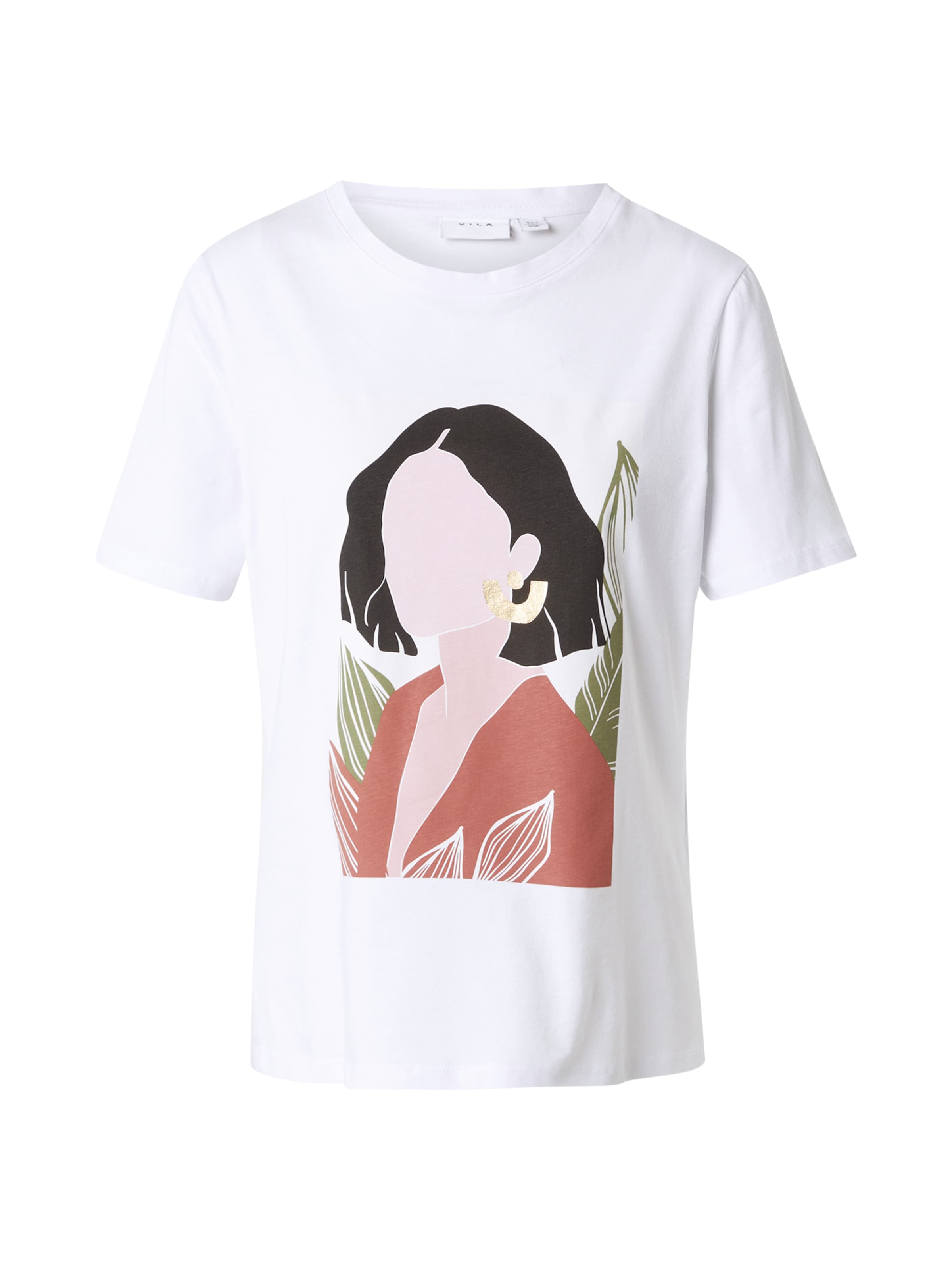 VILA Särk 'VIKLAUSI', värv valge: eest vaates