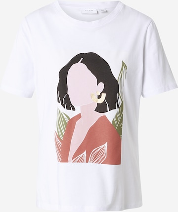 VILA Särk 'VIKLAUSI', värv valge: eest vaates