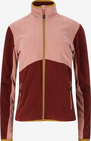 Whistler Athletic Fleece Jacket 'Greyson' in Red: front