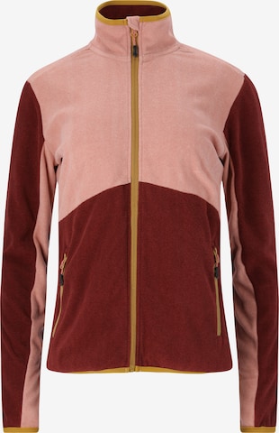 Whistler Functionele fleece jas 'Greyson' in Rood: voorkant