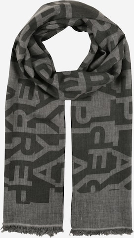 REPLAY Scarf in Black: front