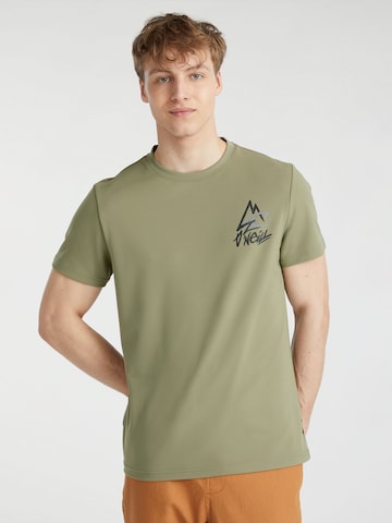 T-Shirt 'Plutoniam' O'NEILL en vert : devant