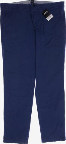 BOSS Black Pants in 40 in Blue: front