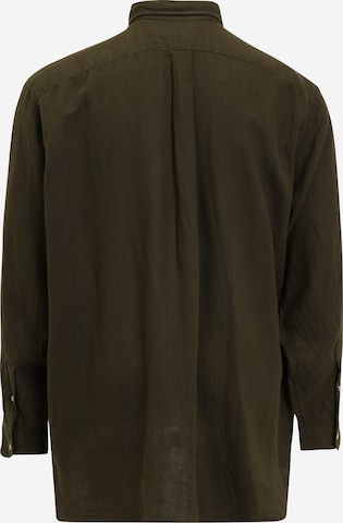 Polo Ralph Lauren Big & Tall Средняя посадка Рубашка в Зеленый