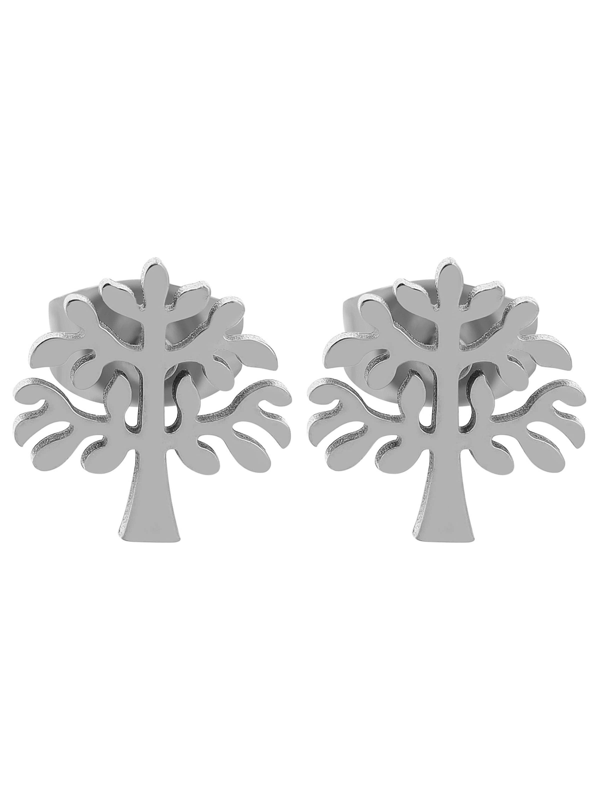 Akzent Earrings 'Vale, hautverträglich' in Silver