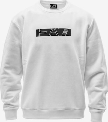 Felpa '7M002425 AF10377' di EA7 Emporio Armani in bianco: frontale