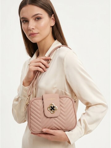 Borsa a spalla 'Borsa a Mano Donna Ecopelle Vegan - Chiusura Zip e Tracolla' di Baldinini Trend in grigio