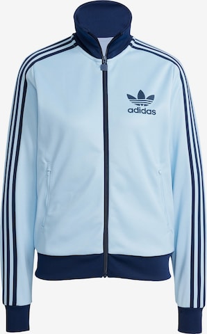 ADIDAS ORIGINALS - Sudadera con cremallera 'Beckenbauer' en azul: frente