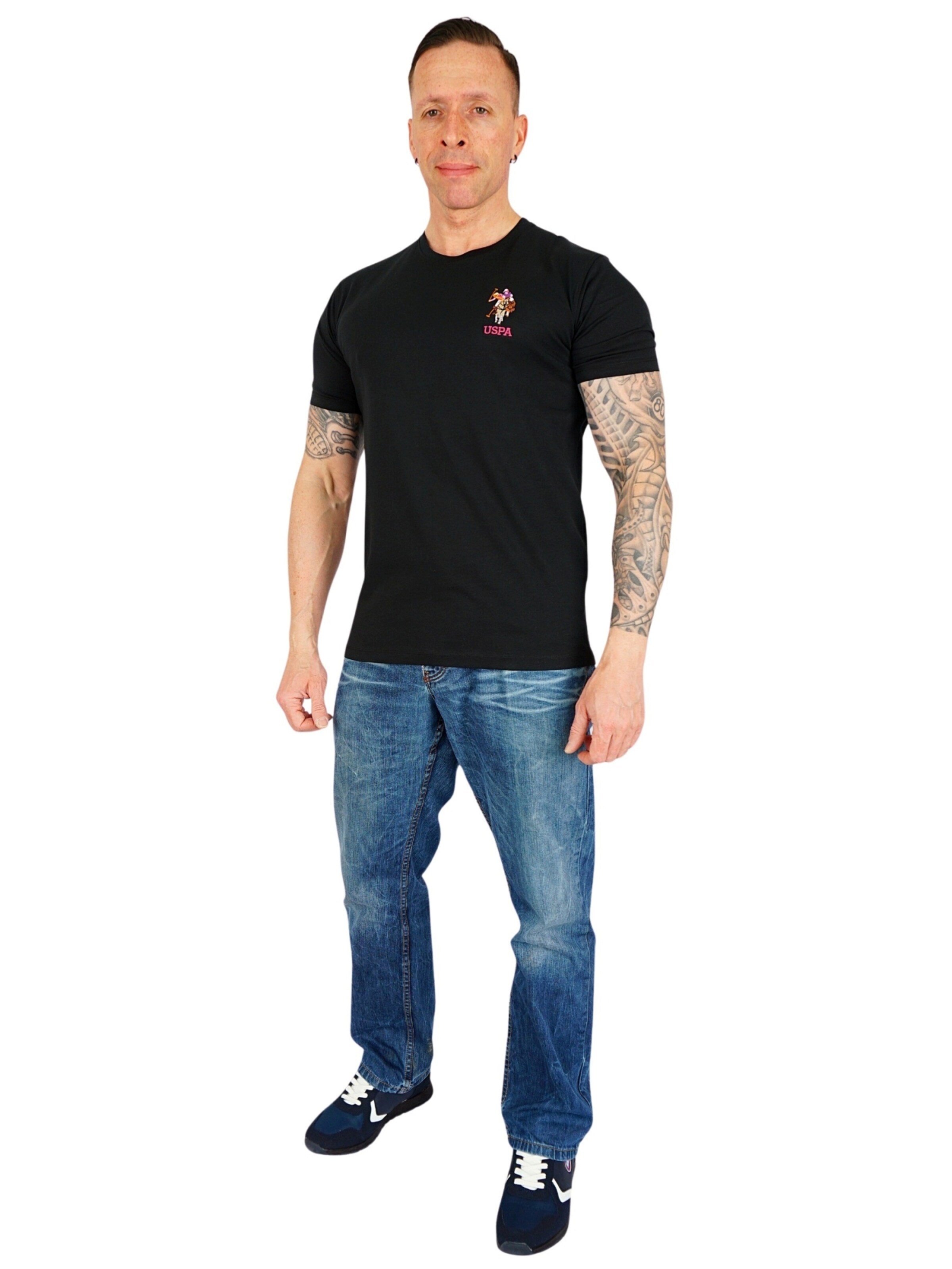 U.S. POLO ASSN. Shirt in Zwart