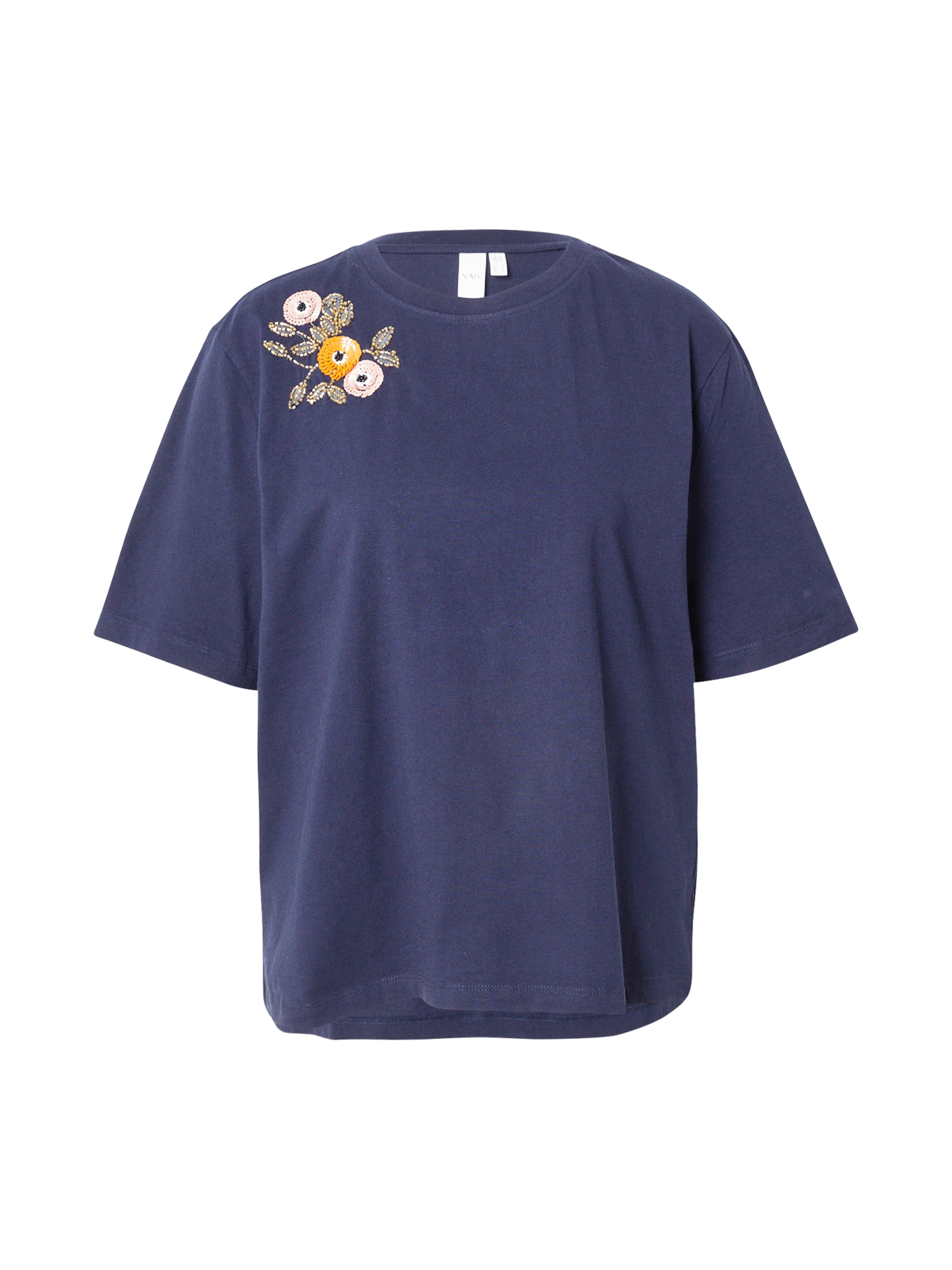 YAS Μπλουζάκι 'YASSannia' σε μπλε: μπροστά