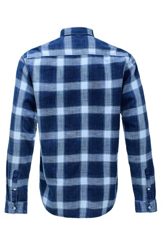 Salsa Jeans Regular fit Overhemd 'Birmingham' in Blauw
