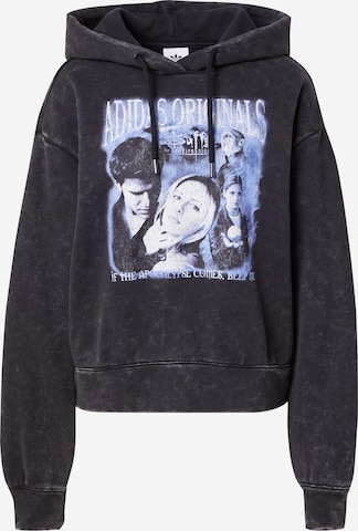 juoda ADIDAS ORIGINALS Megztinis be užsegimo 'BUFFY': priekis
