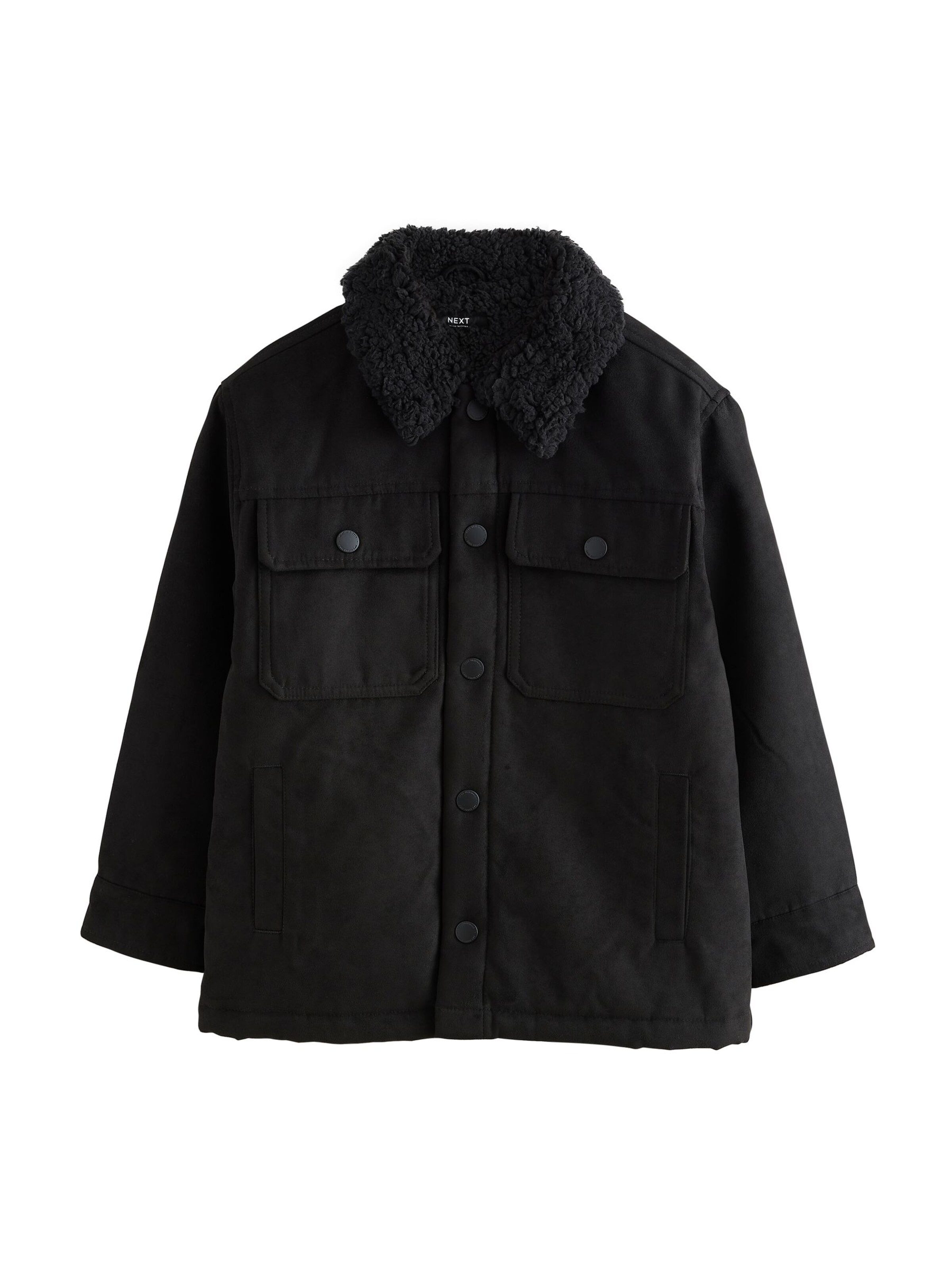 Next Jacke in Schwarz: Vorderseite