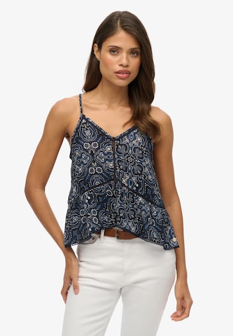 Superdry Top in Blauw: voorkant
