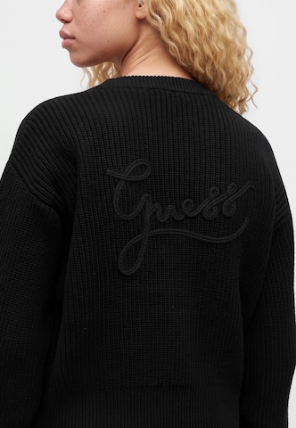 GUESS Strickjacke 'FAITH' in Schwarz