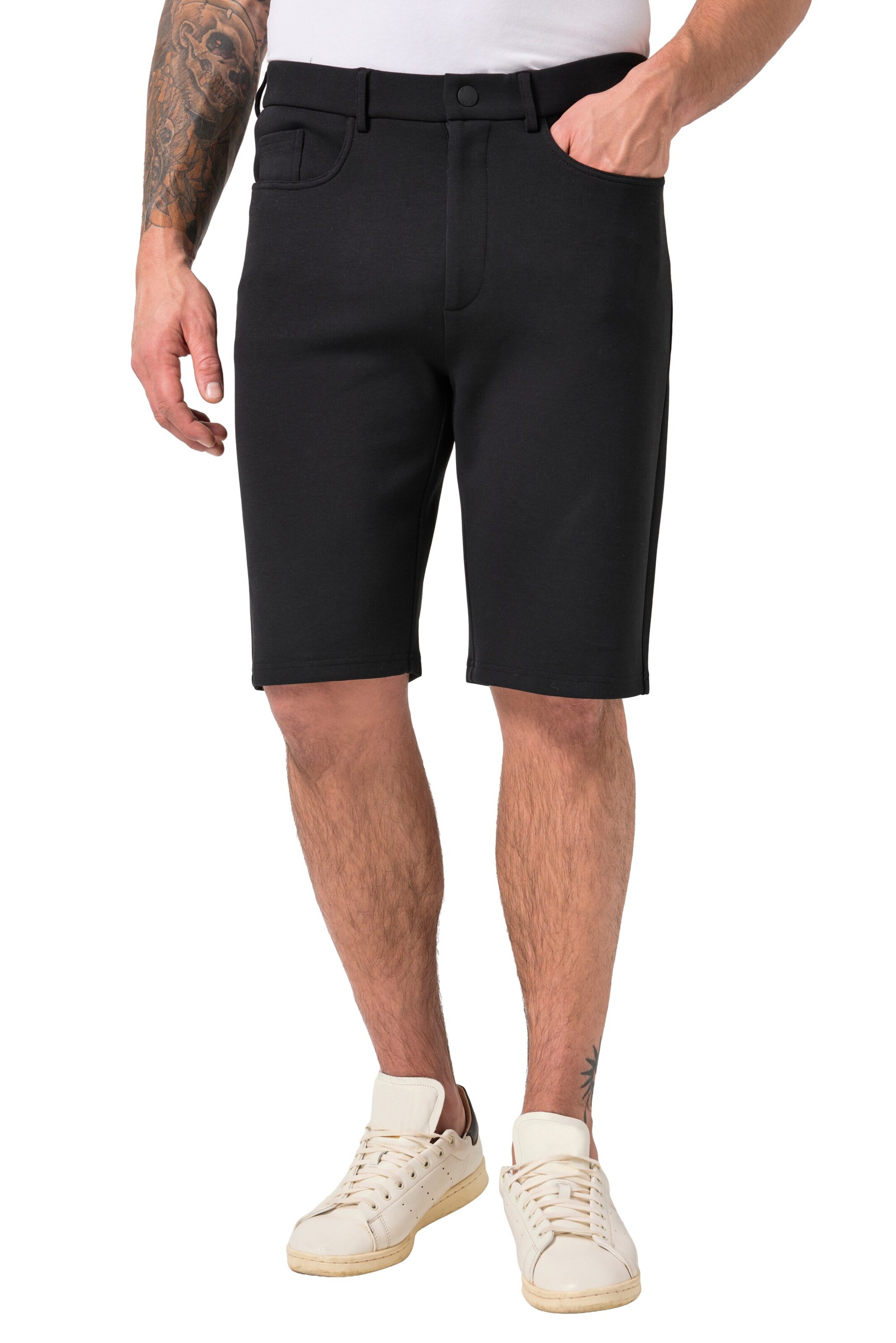 JP1880 Regular Trousers in Black: front