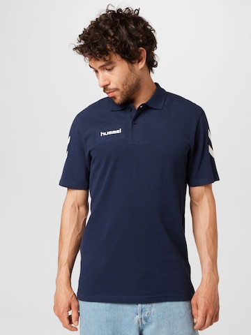 Hummel Functioneel shirt in Blauw: voorkant