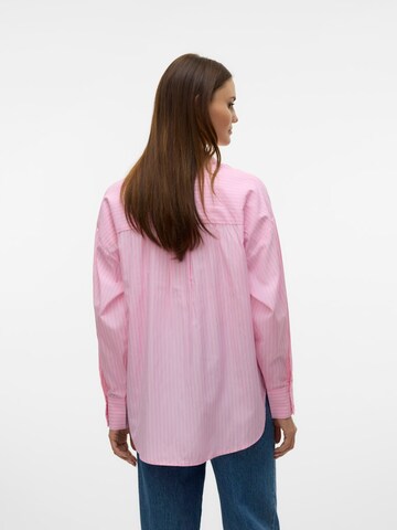Chemisier 'VMFanni' VERO MODA en rose