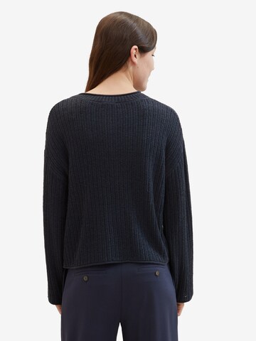 TOM TAILOR DENIM Pullover in Blau