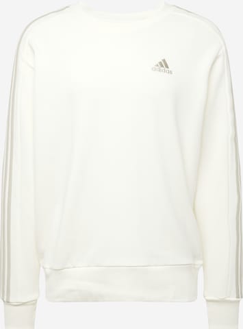 ADIDAS SPORTSWEAR Sportsweatshirt 'Essentials' in Weiß: predná strana