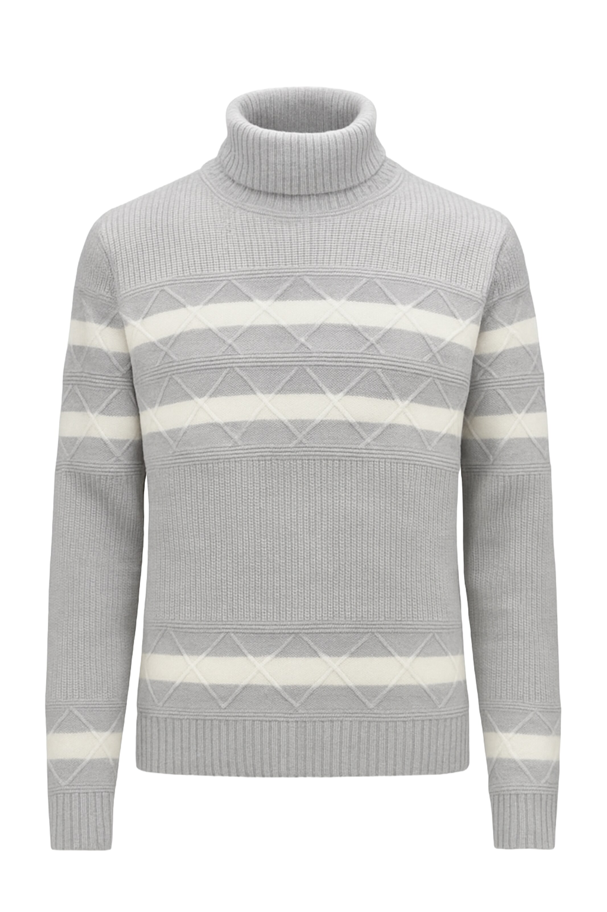 D’S Damat Pullover in Grau: Vorderseite