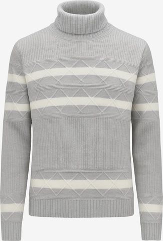 D’S Damat Pullover in Grau: Vorderseite