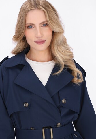 DreiMaster Klassik Tussenmantel 'Classic' in Blauw