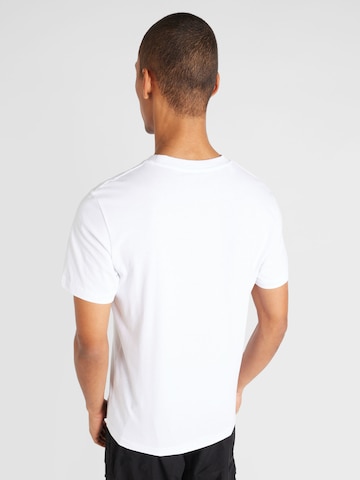 T-Shirt 'ROBBIE' SELECTED HOMME en blanc