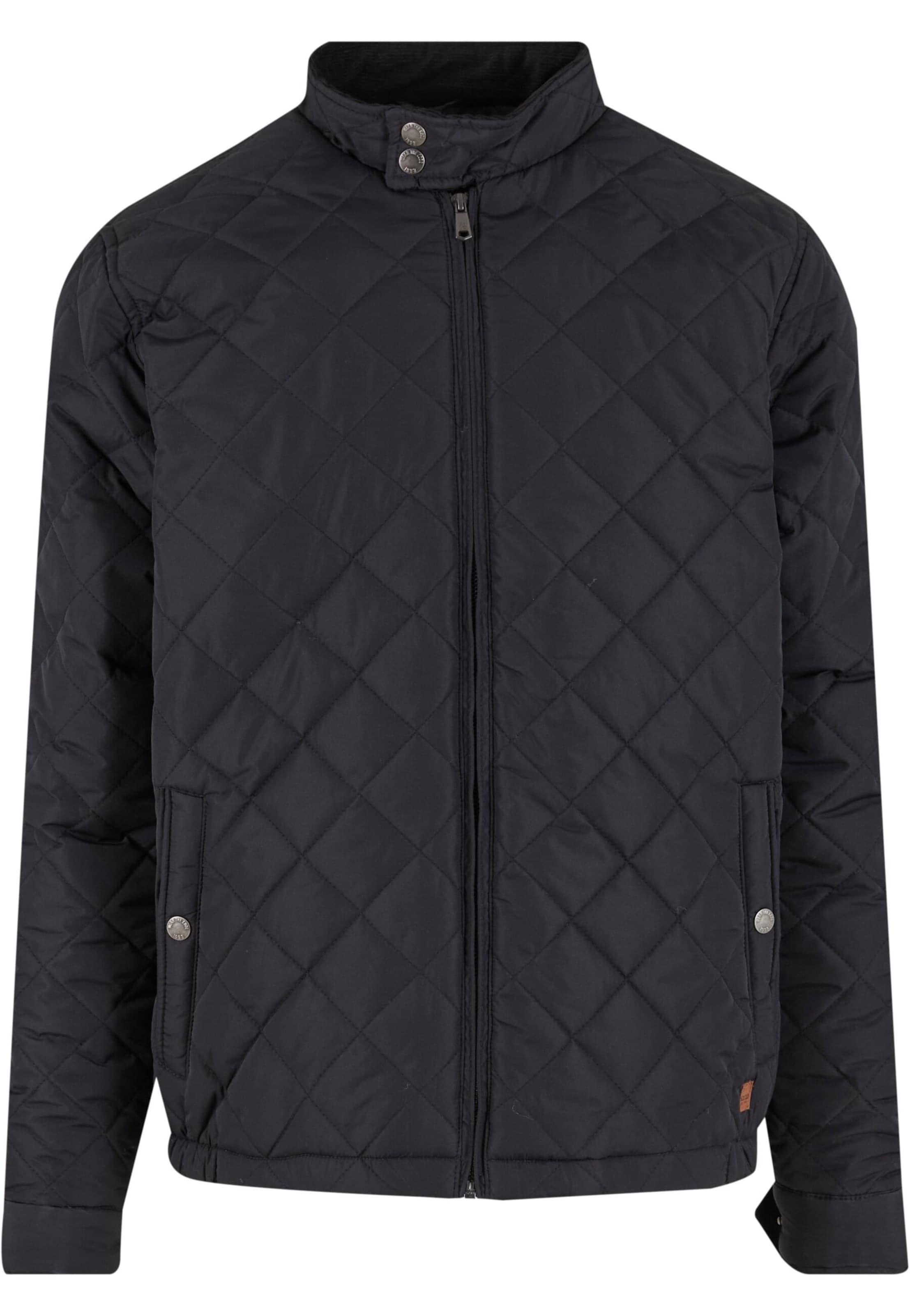 INDICODE JEANS Přechodná bunda 'Dorosk' – černá: přední strana