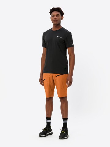 VAUDE Regular Outdoor trousers 'Tekoa' in Yellow