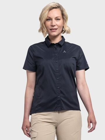 Schöffel Multifunctionele blouse 'Graseck' in Blauw: voorkant