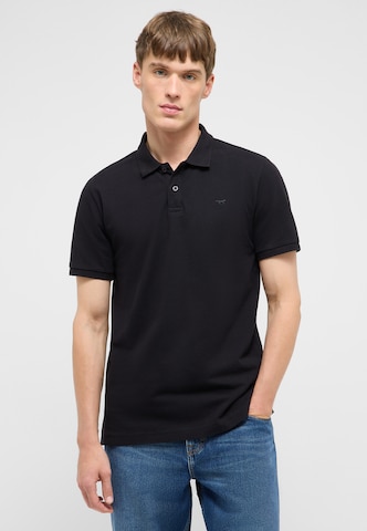 MUSTANG Poloshirt 'Pierre' in Schwarz: Vorderseite