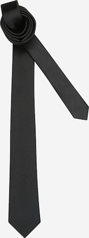 BURTON MENSWEAR LONDON Вратовръзка в черно: отпред