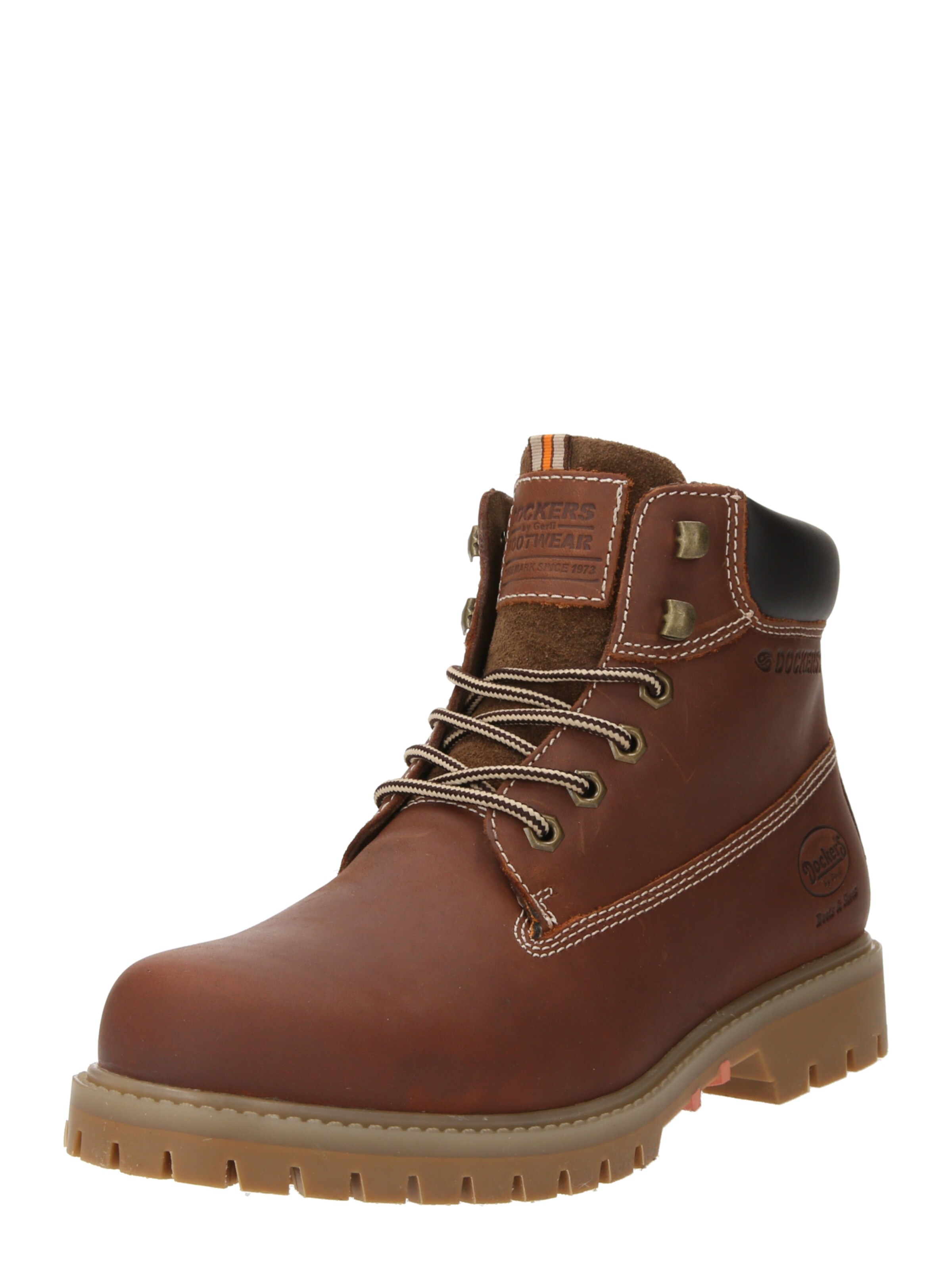 Dockers by Gerli - Botas com atacadores em castanho: frente