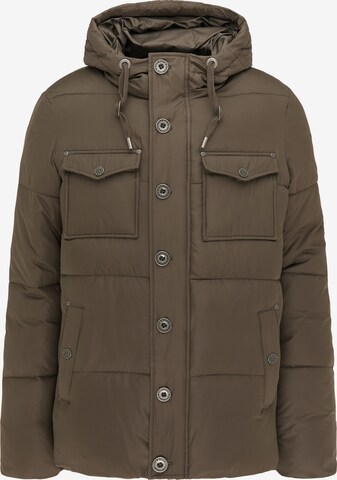 DreiMaster Vintage Winter Jacket in Green: front