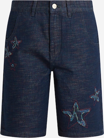 Regular Pantalon SSSTUFFF en bleu : devant