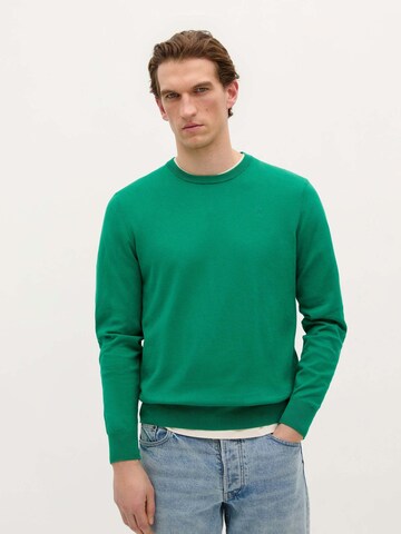 Scalpers Pullover 'Skull' i grøn: forside