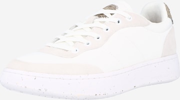 WODEN Platform trainers in White: front